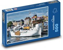 Ship - port, Stockholm Puzzle of 500 pieces - 46 x 30 cm 