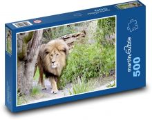 Lion - wild cat, predator Puzzle of 500 pieces - 46 x 30 cm 