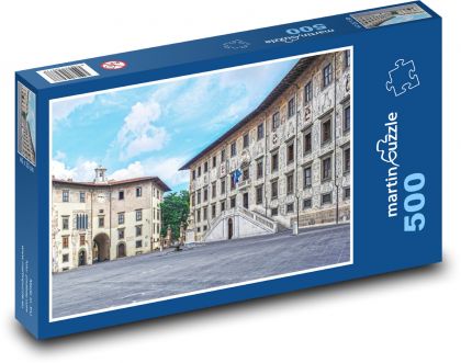 Náměstí Piazza Dei Cavalieri - Itálie, historický - Puzzle 500 dílků, rozměr 46x30 cm