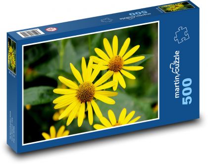 Yellow flowers - flowers, garden - Puzzle of 500 pieces, size 46x30 cm 