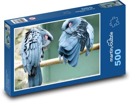 Palmový kakadu - vták, zoo - Puzzle 500 dielikov, rozmer 46x30 cm 