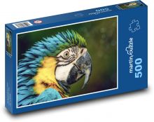 Parrot - Ara, Bird Puzzle of 500 pieces - 46 x 30 cm 