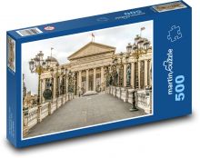 Skopje - Severné Macedónsko, mesto Puzzle 500 dielikov - 46 x 30 cm 