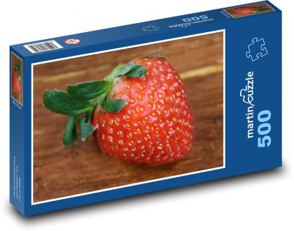 Strawberry - fruit, food - Puzzle of 500 pieces, size 46x30 cm 