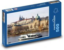 Loď - Praha, rieka Puzzle 500 dielikov - 46 x 30 cm 