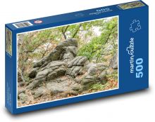 Skała - kamienie, krajobraz Puzzle 500 elementów - 46x30 cm