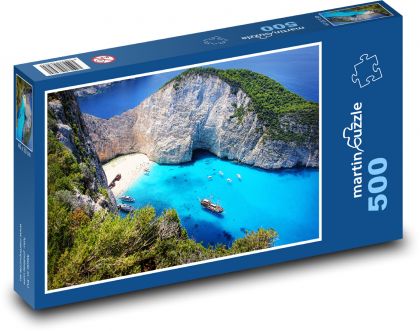 Zakynthos - Greece, sea - Puzzle of 500 pieces, size 46x30 cm 