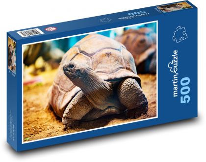 Turtle - animal, reptile - Puzzle of 500 pieces, size 46x30 cm 