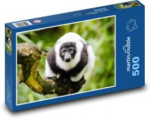 Lemur - zblízka, zviera Puzzle 500 dielikov - 46 x 30 cm 