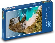 Wyspa - ocean, rafa Puzzle 500 elementów - 46x30 cm