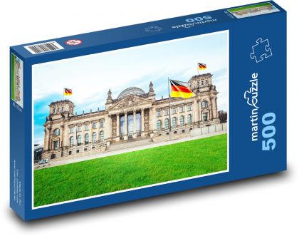 Bundestag - Berlin, Parlament - Puzzle 500 dílků, rozměr 46x30 cm