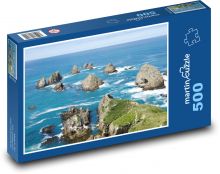 Nový Zéland - Tichý oceán Puzzle 500 dielikov - 46 x 30 cm 