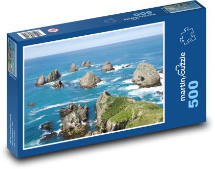 Nový Zéland - Tichý oceán - Puzzle 500 dielikov, rozmer 46x30 cm 