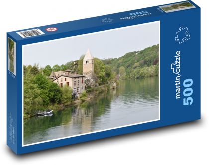 Barbe Island - Francúzsko, Lyon - Puzzle 500 dielikov, rozmer 46x30 cm 