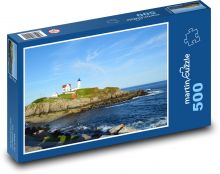 Sea - lighthouse, coast Puzzle of 500 pieces - 46 x 30 cm 