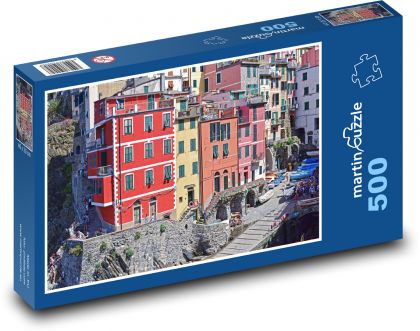 Cinque Terre - ostrov, Itálie - Puzzle 500 dílků, rozměr 46x30 cm