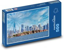 New York - Manhattan, mesto Puzzle 500 dielikov - 46 x 30 cm 