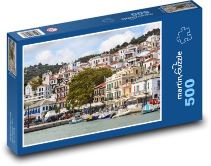 Řecko - Skopelos, Ostrov - Puzzle 500 dílků, rozměr 46x30 cm