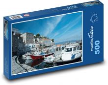 Ships - port, sea Puzzle of 500 pieces - 46 x 30 cm