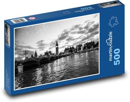 Palace of Westminster - Big Ben, London - Puzzle of 500 pieces, size 46x30 cm 