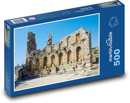 Stredoveké mesto Perge - Turecko - Puzzle 500 dielikov, rozmer 46x30 cm 