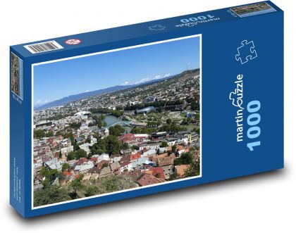 Gruzínsko - Tbilisi, hlavné mesto - Puzzle 1000 dielikov, rozmer 60x46 cm