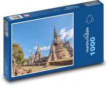 Ayutthaya - Thajsko, stavby  Puzzle 1000 dílků - 60 x 46 cm