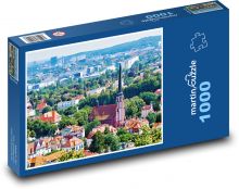 Gdansk - mesto, Poľsko Puzzle 1000 dielikov - 60 x 46 cm 