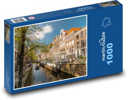 Amsterdam - Nizozemí - Puzzle 1000 dílků, rozměr 60x46 cm