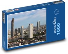 Bangkok - Thajsko, mesto Puzzle 1000 dielikov - 60 x 46 cm 