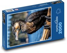 Kormoran nad rzeką Puzzle 2000 elementów - 90x60 cm