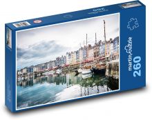 Normandie, pobřeží Puzzle 260 - 41x28,7 cm