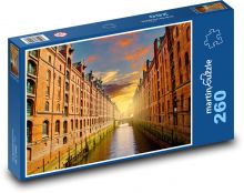 Hamburg - Německo Puzzle 260 - 41x28,7 cm