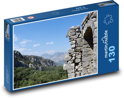 Termessos - Turecko - Puzzle 130 dílků, rozměr 28,7x20 cm