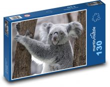 Medveď koala Puzzle 130 dielikov - 28,7 x 20 cm 