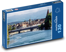 Solothurn - Switzerland, train Puzzle 130 pieces - 28.7 x 20 cm 