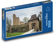 Velhartice - fortress, medieval castle Puzzle of 500 pieces - 46 x 30 cm 